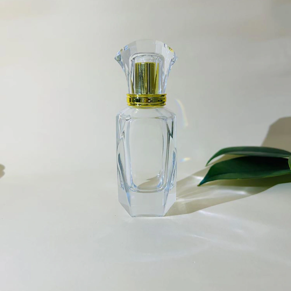 New Empty Clear 50ml Glass Perfume Bottle Wholesale Price Crimp Perfume Glass Bottle