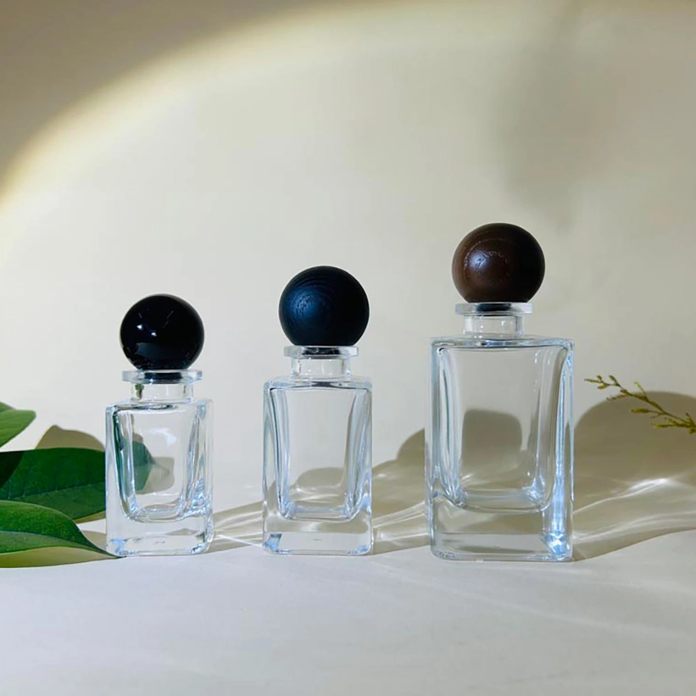 High Quality Square Glass Perfume Bottle 30ml 50ml 100ml Custom Private label